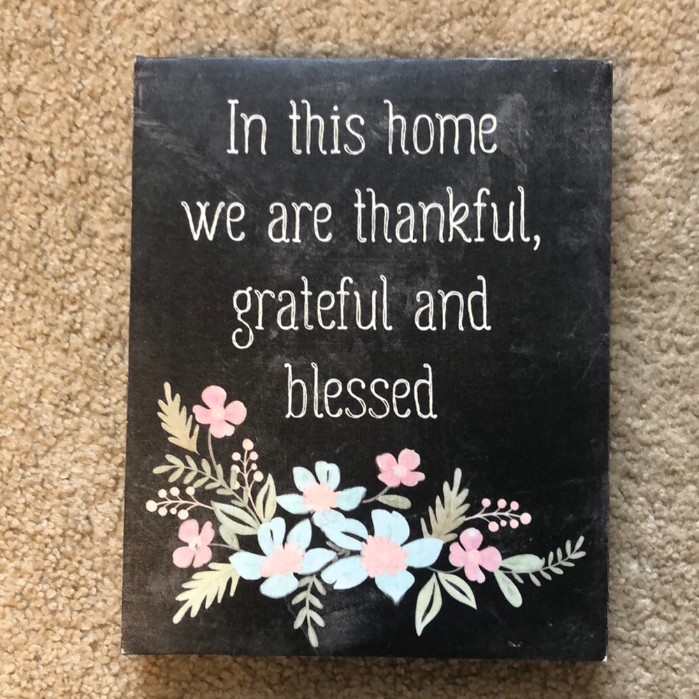 Blessed Home Canvas Wall Decor